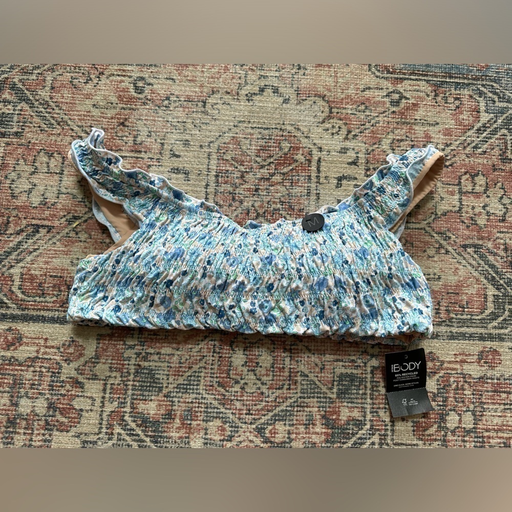 Cotton On Floral Bikini Top/Size M/NWT